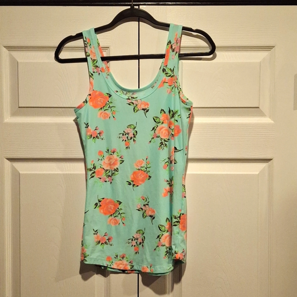 No Boundaries Floral Print Tank